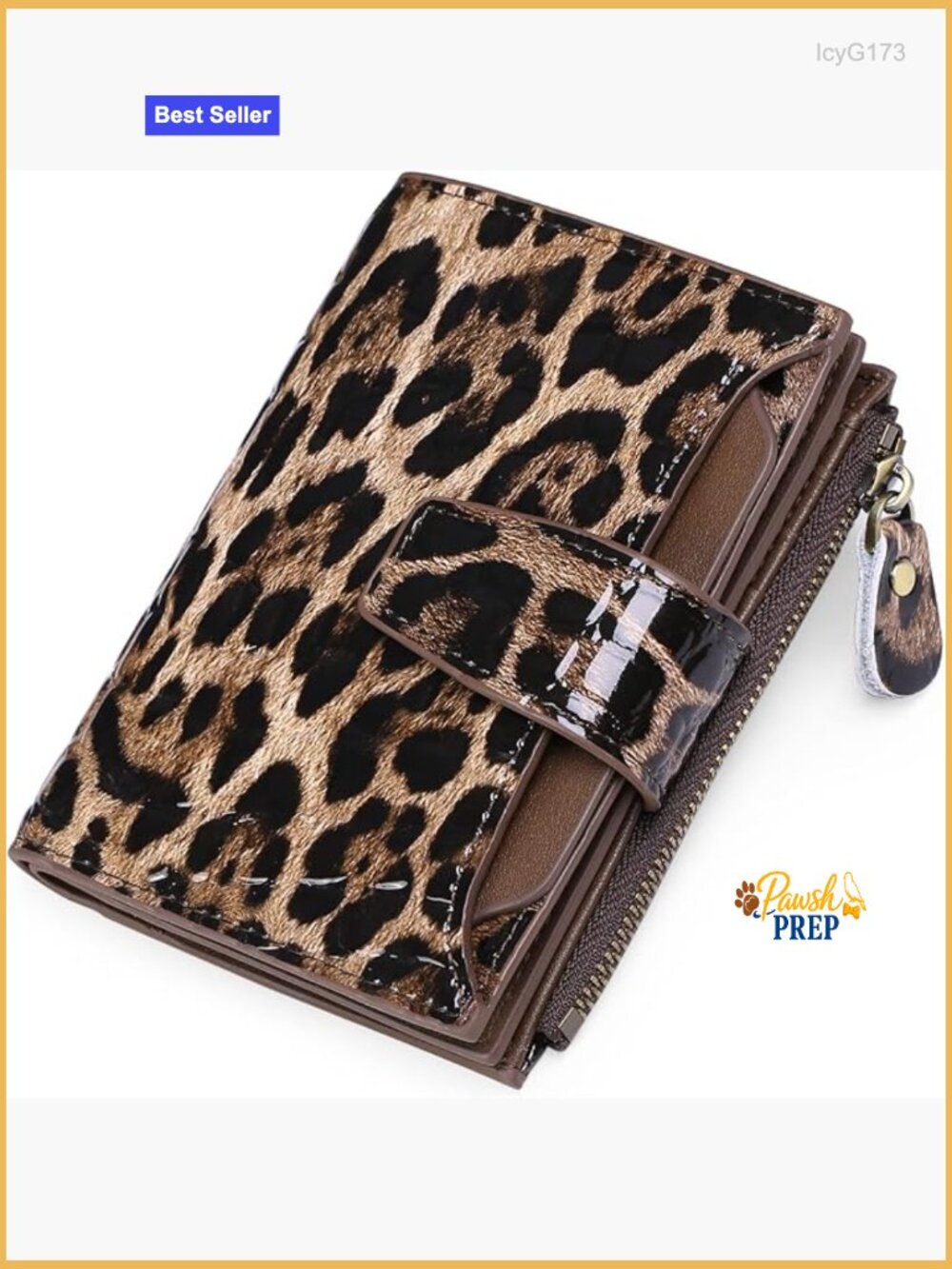 RFID Blocking Small Leather Wallet with ID Window